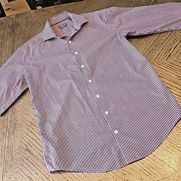 Kenneth Cole button down dress shirt size 15 1/2 34-35 - Picture 1 of 9
